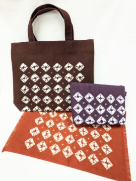 ゆう 【美品】草紫堂 和装用バッグ 茜染 着物 ｜ 有限会社 草紫堂